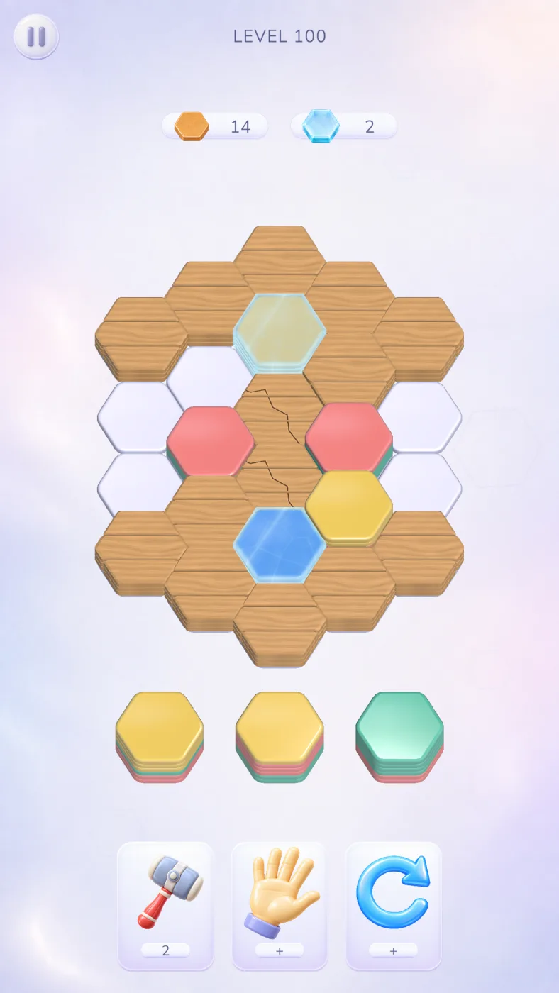 Wood and ice obstacles